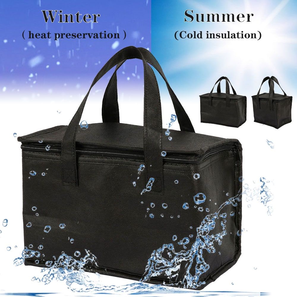 Sac repas isotherme zippé à deux anses
