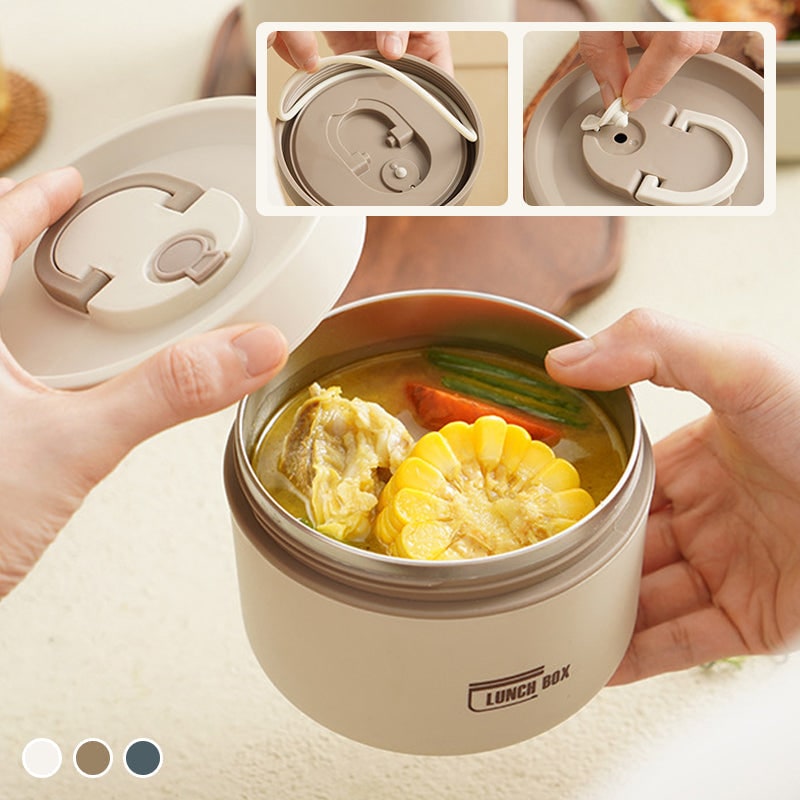 Boîtes repas empilables en acier inoxydable avec sac isotherme