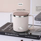 Mug isotherme à anse et couvercle, 400 ml