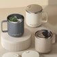 Mug isotherme à anse et couvercle, 400 ml