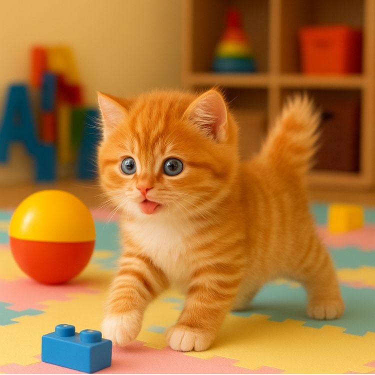 Chaton jouet électronique en peluche avec marche et miaulements