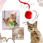 Balle motorisée pour chat avec queue en corde