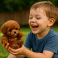 Chiot jouet interactif avec mouvements et sons, 17 cm