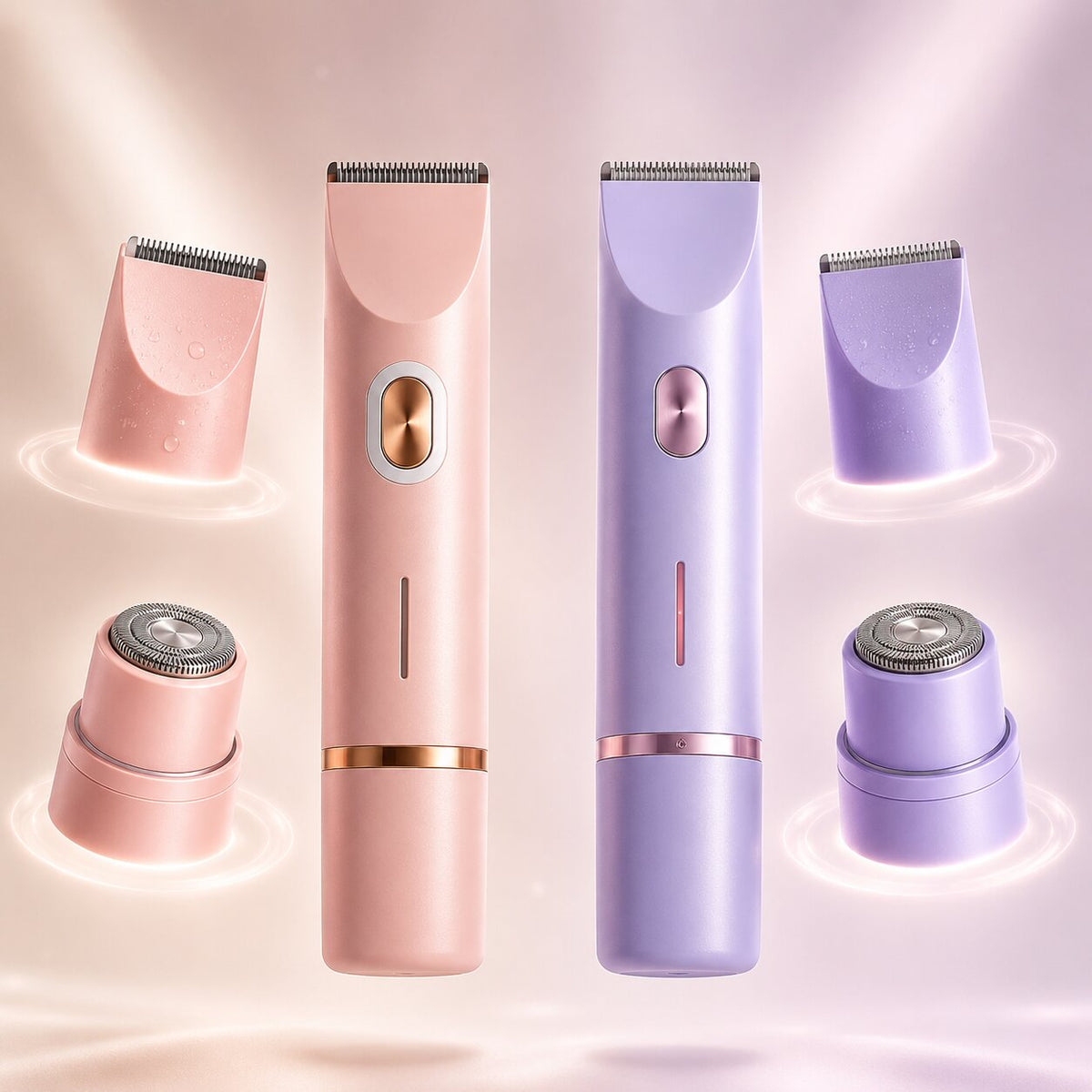 Rasoir électrique rechargeable pour femme, corps et zones sensibles
