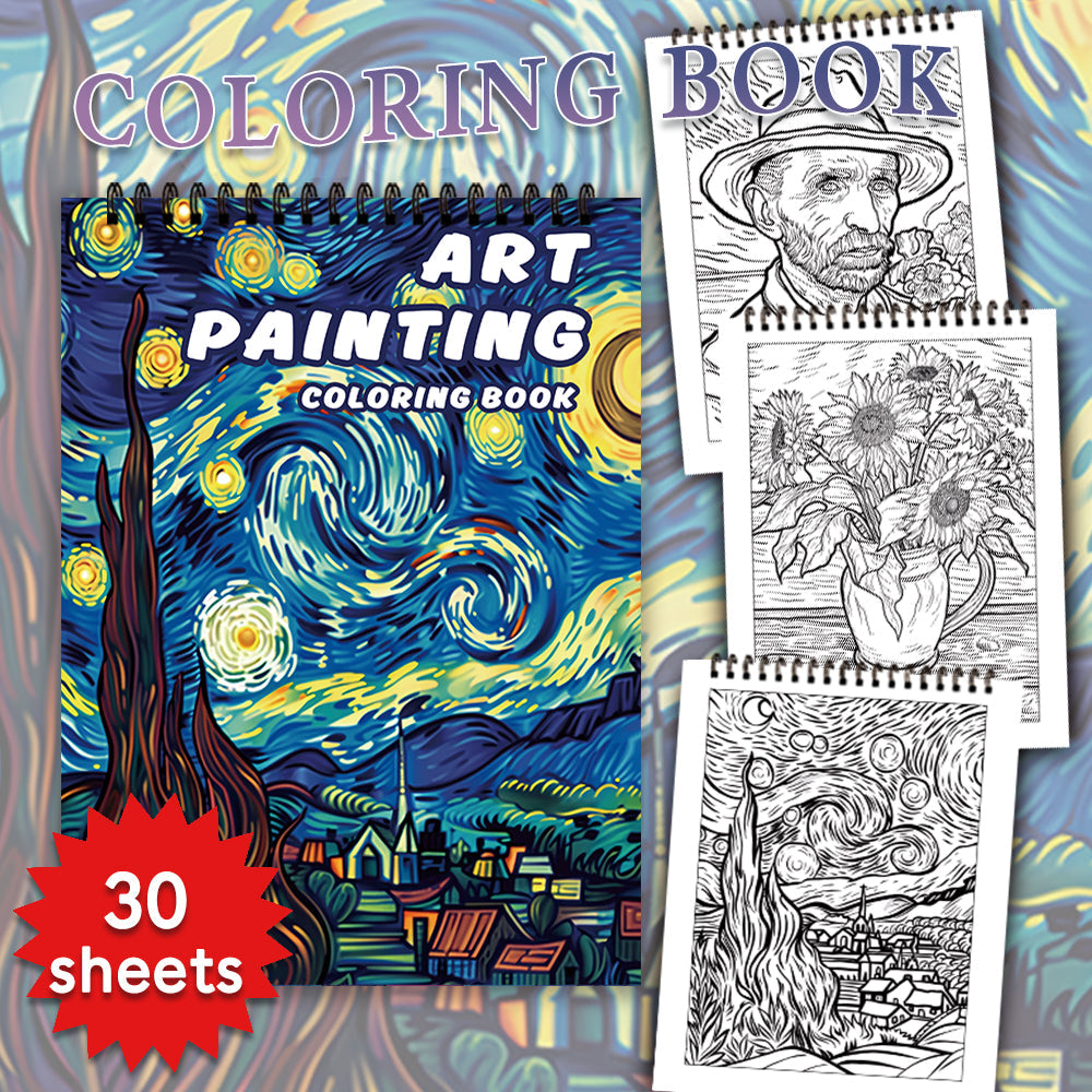 Livre de coloriage pour adultes à spirale, papier 100 g/m²