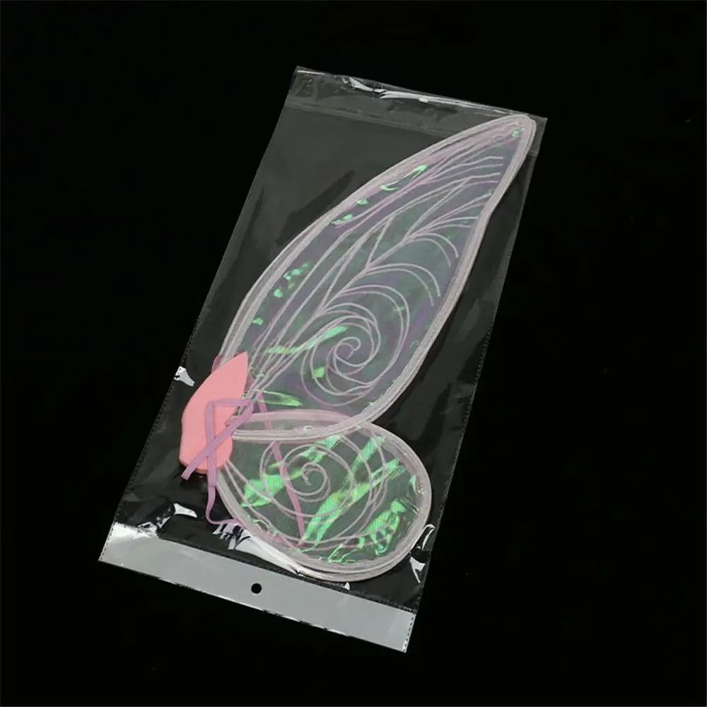 Ailes de papillon en organza scintillant avec bretelles pour déguisement