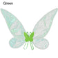 Ailes de papillon en organza scintillant avec bretelles pour déguisement