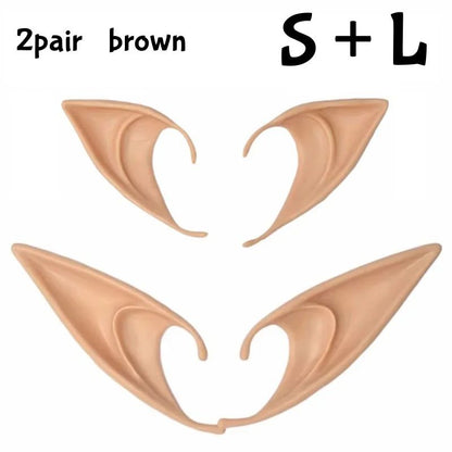 Oreilles d’elfe en silicone pour déguisement, 8 modèles