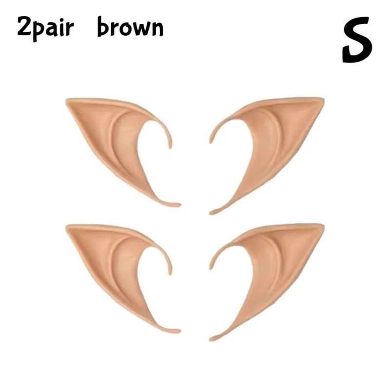 Oreilles d’elfe en silicone pour déguisement, 8 modèles