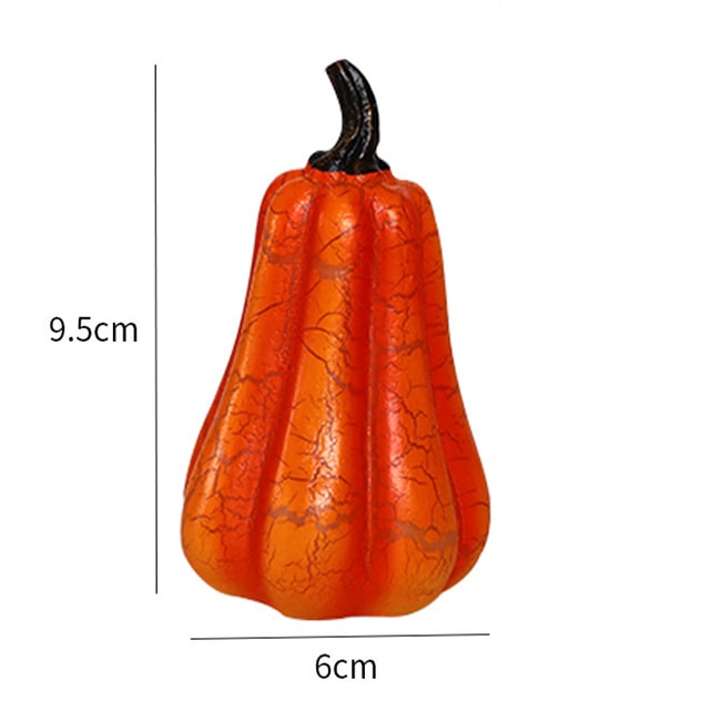 Mini citrouille LED à piles pour décoration d'Halloween