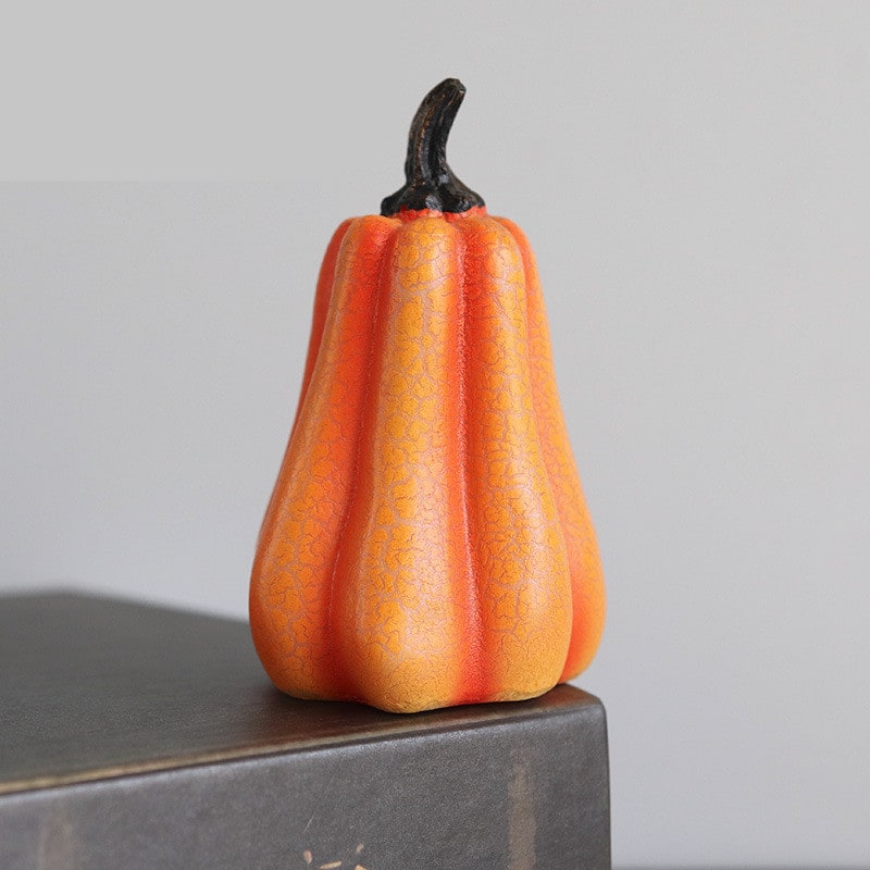 Mini citrouille LED à piles pour décoration d'Halloween