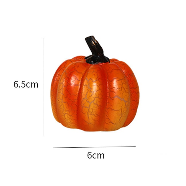 Mini citrouille LED à piles pour décoration d'Halloween