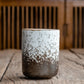 Tasse à thé en céramique à glaçure craquelée sans anse