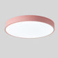 Plafonnier rond fin à trois teintes lumineuses