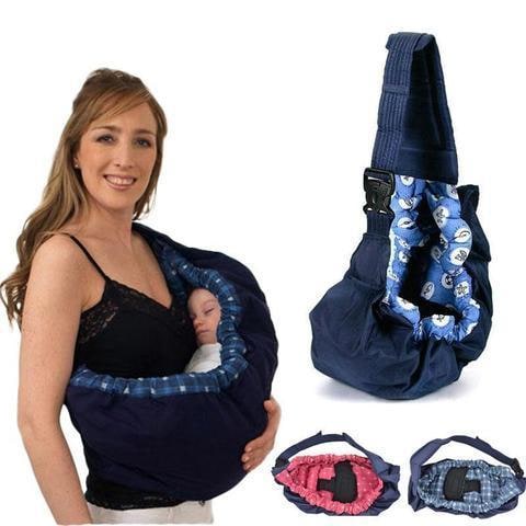 Porte-bébé en bandoulière à sangle rembourrée réglable