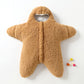 Couverture bébé en étoile à capuche et doublure coton