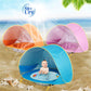Tente de plage enfant dépliable avec poche de bassin