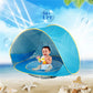 Tente de plage enfant dépliable avec poche de bassin