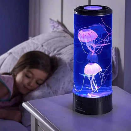 Lampe à méduses artificielles à LED multicolores, alimentation USB
