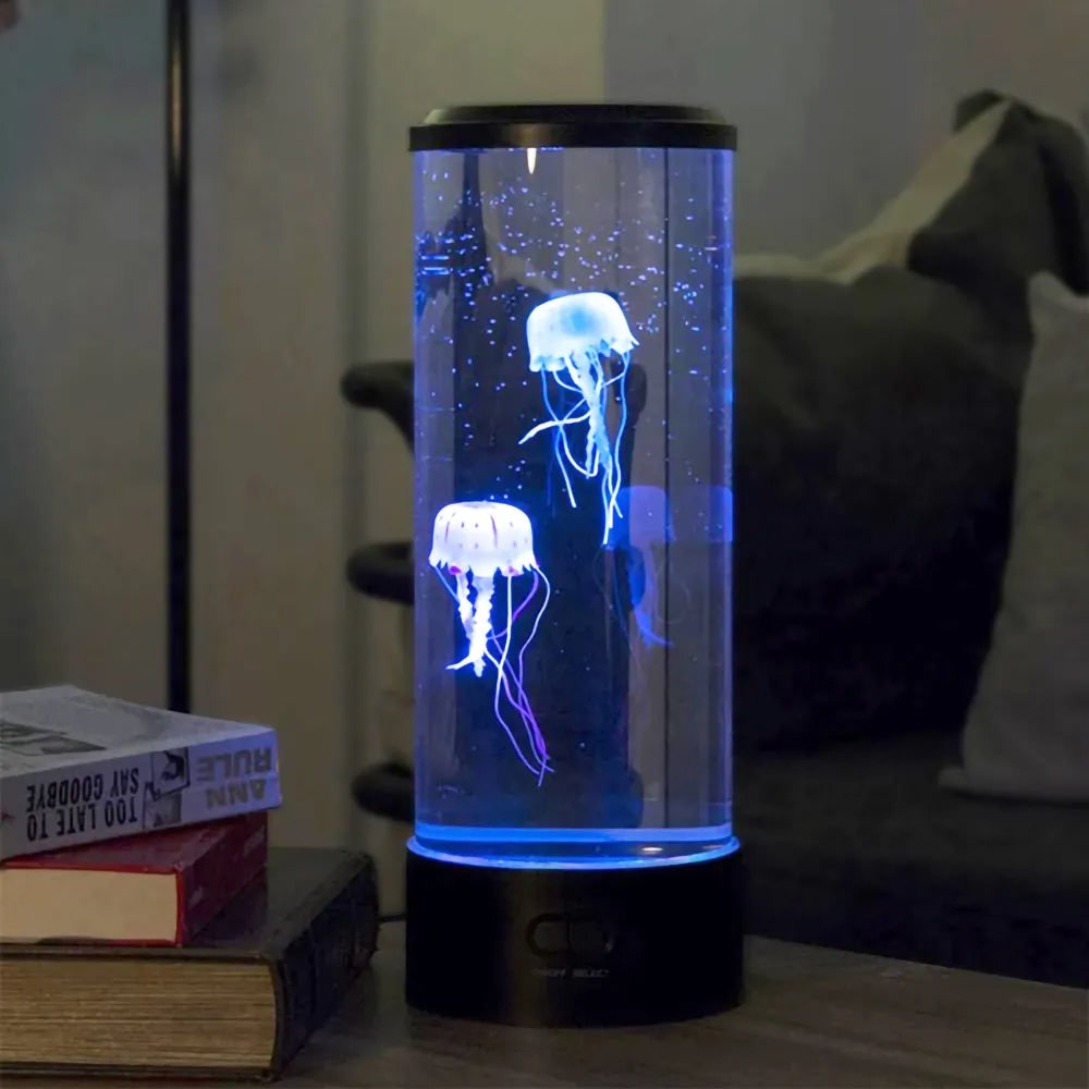 Lampe à méduses artificielles à LED multicolores, alimentation USB