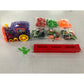 Train à dominos électrique avec distributeur automatique