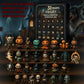 Calendrier d'Halloween à figurines miniatures