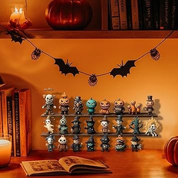 Calendrier d'Halloween à figurines miniatures