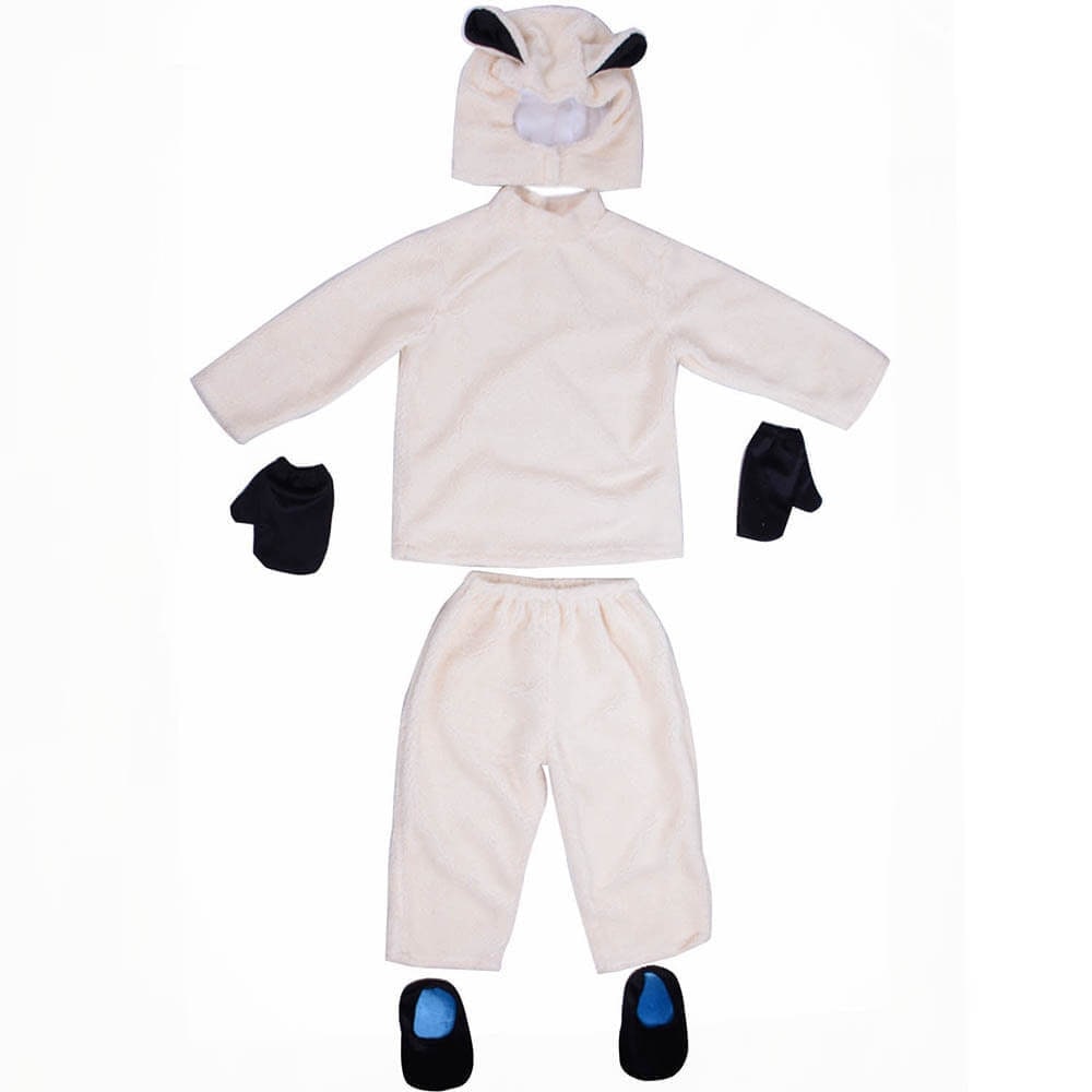 Déguisement enfant d'animal en polaire avec capuche et queue