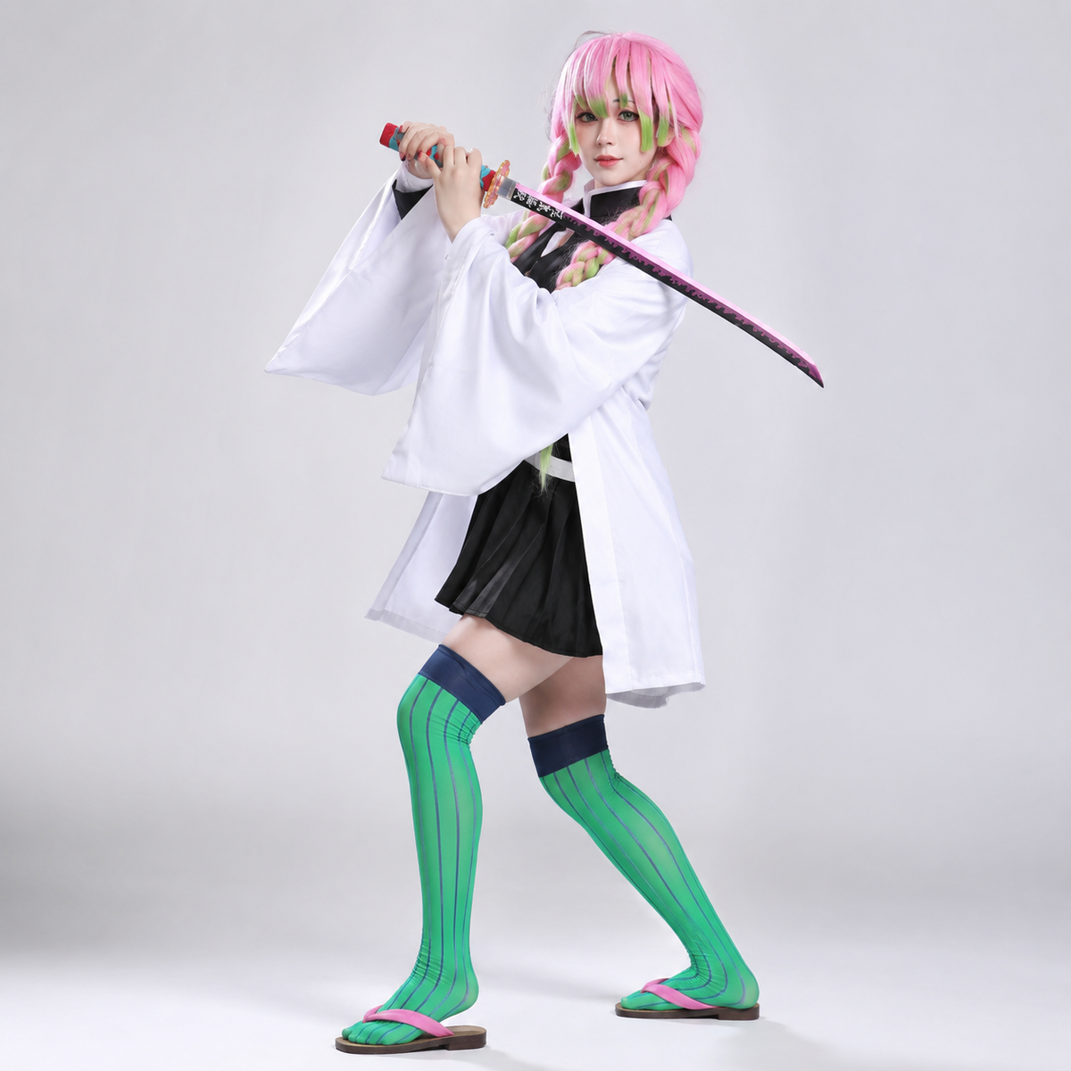 Déguisement à veste ample, uniforme et ceinture coordonnés