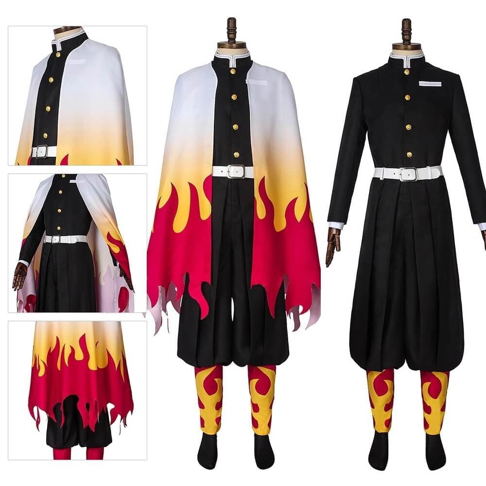Déguisement à veste ample, uniforme et ceinture coordonnés