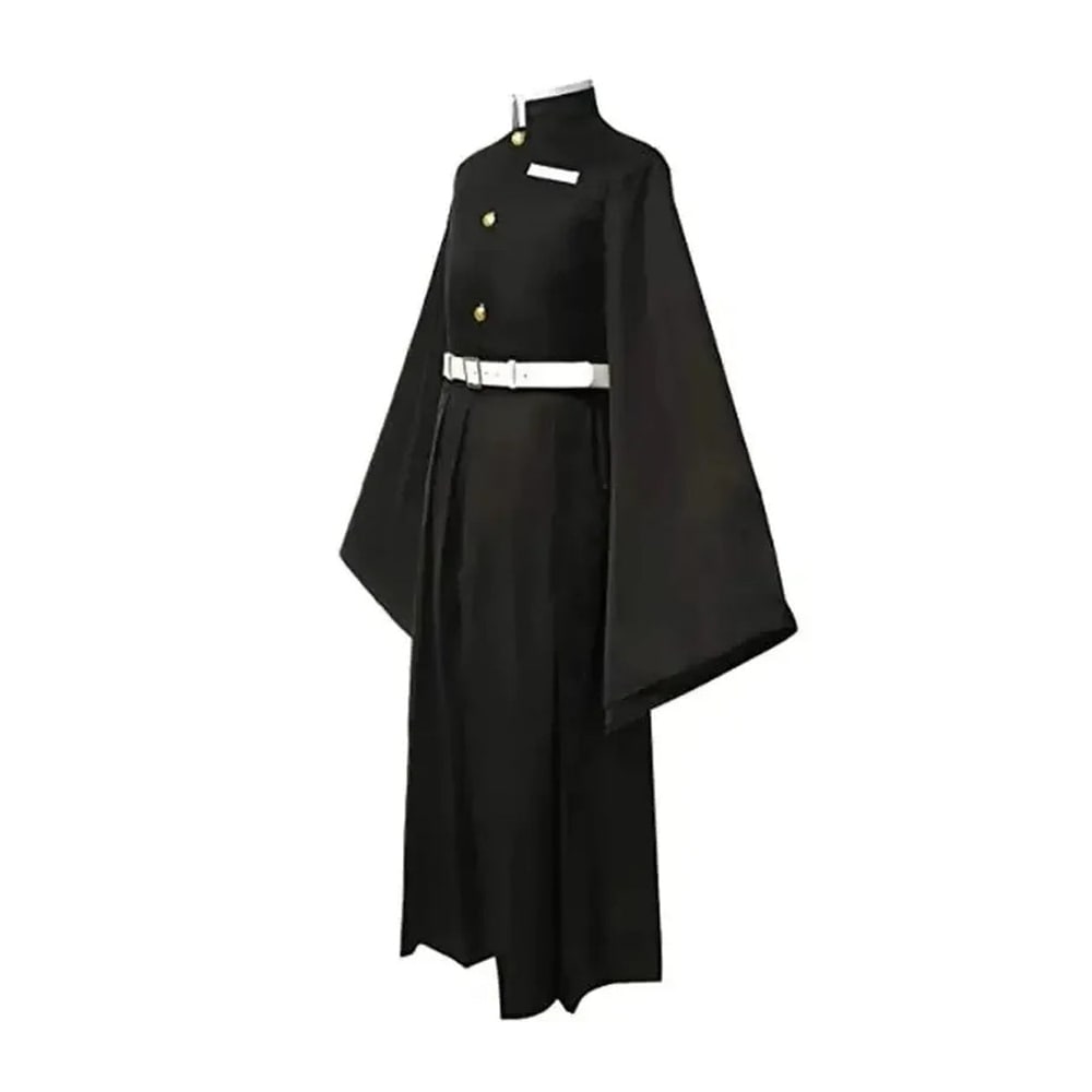 Déguisement à veste noire à col montant et pantalon ample