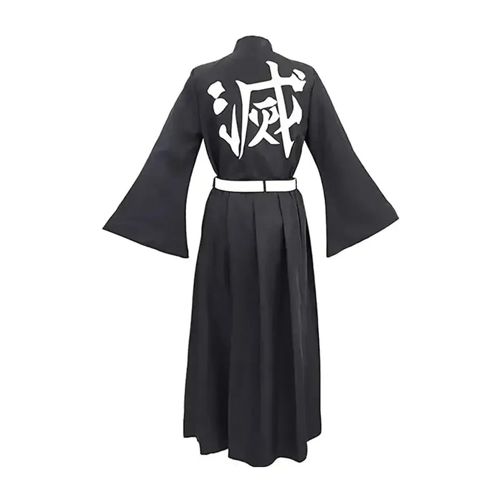 Déguisement à veste noire à col montant et pantalon ample