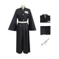 Déguisement à veste noire à col montant et pantalon ample