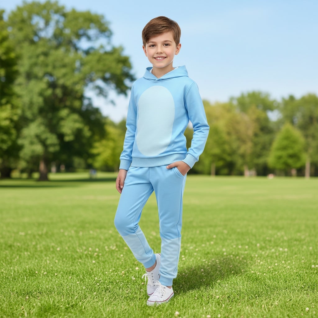 Déguisement enfant avec sweat à capuche, pantalon et masque