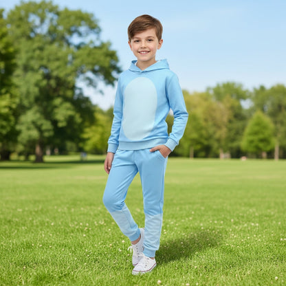 Déguisement enfant avec sweat à capuche, pantalon et masque