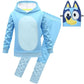Déguisement enfant avec sweat à capuche, pantalon et masque