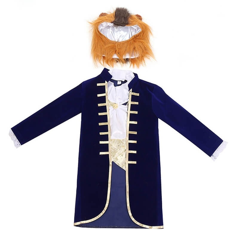 Costume enfant d'animal en polaire avec moufles et couvre-chaussures