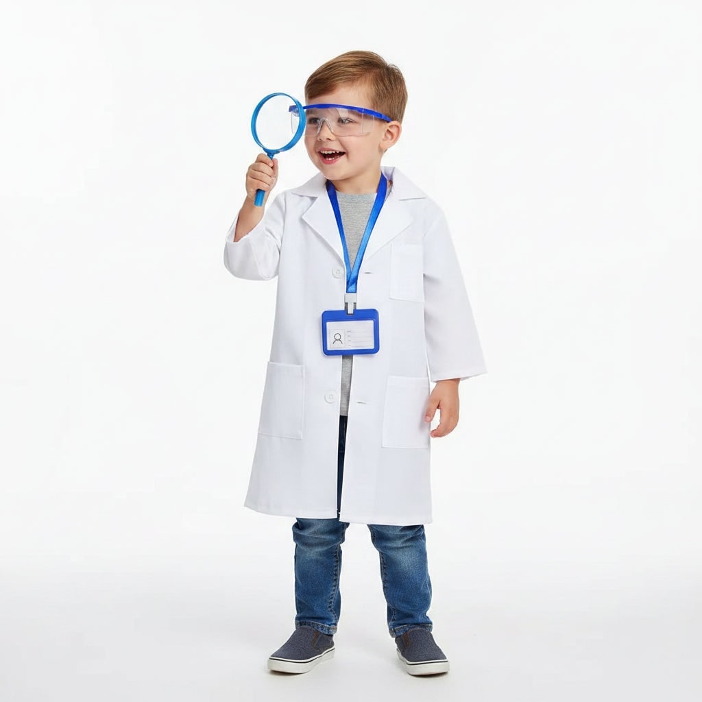Déguisement enfant de médecin avec blouse et accessoires