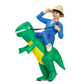 Costume enfant de dinosaure gonflable avec fausses jambes