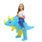 Costume enfant de dinosaure gonflable avec fausses jambes