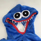 Combinaison de déguisement enfant monstre bleu en polaire