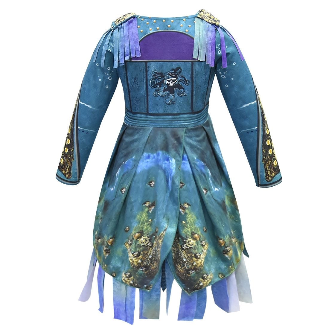 Robe de pirate enfant à motif crâne avec options accessoires