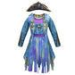 Robe de pirate enfant à motif crâne avec options accessoires