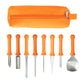 Kit de sculpture de citrouille à huit outils en acier inoxydable