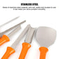 Kit de sculpture de citrouille à huit outils en acier inoxydable