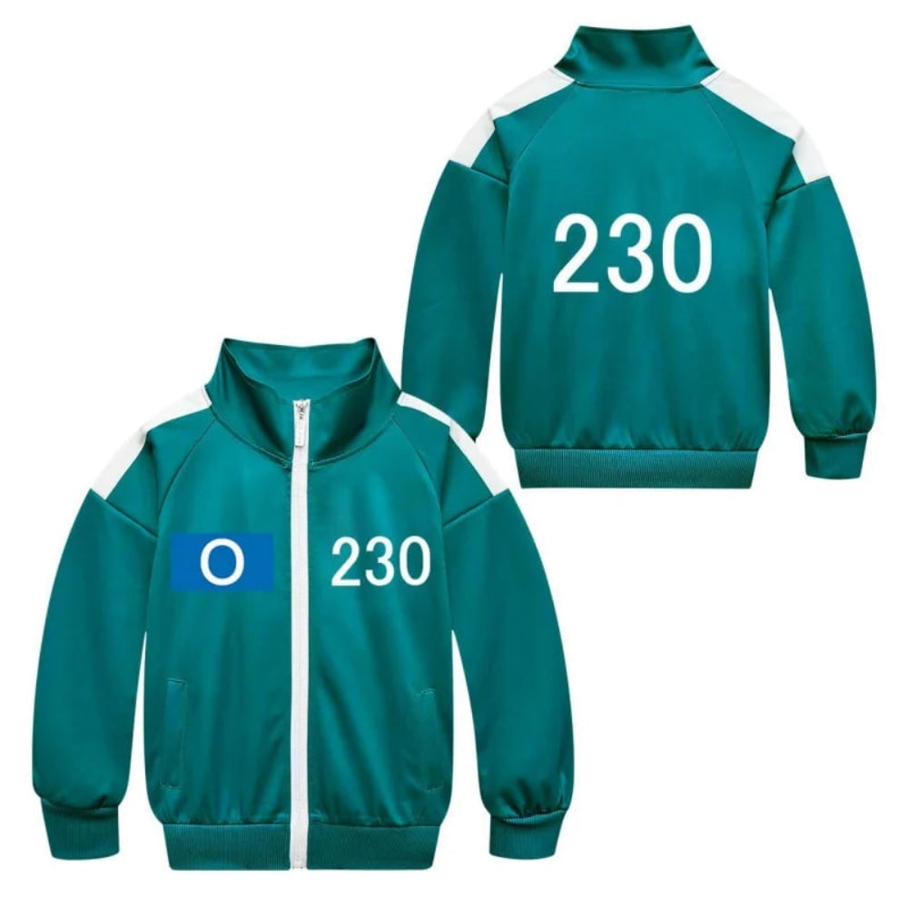 Déguisement de joueur à numéro avec veste, pantalon et tee-shirt