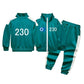 Déguisement de joueur à numéro avec veste, pantalon et tee-shirt