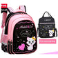 Ensemble sac à dos enfant, sac repas et trousse à motif chat