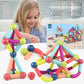 Jeu de construction magnétique à tiges et boules
