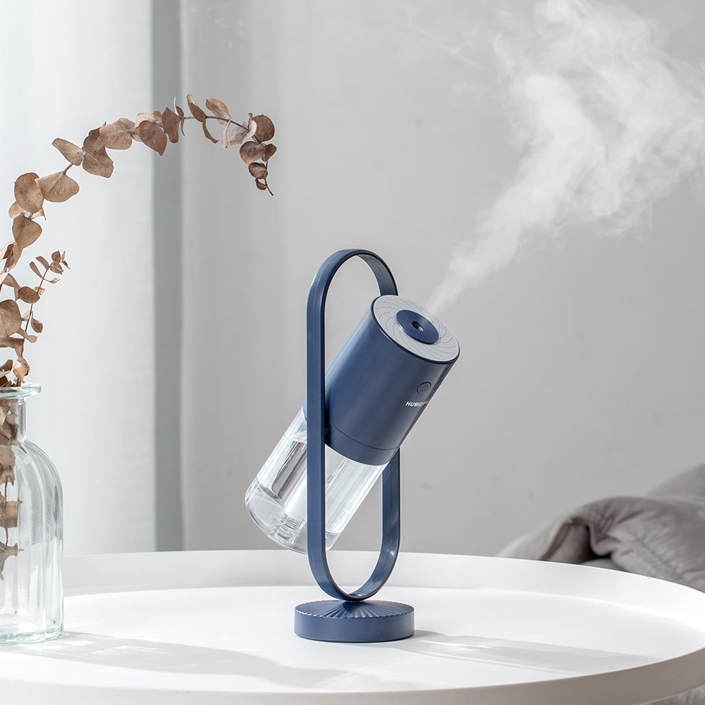 Mini humidificateur USB à projection lumineuse LED